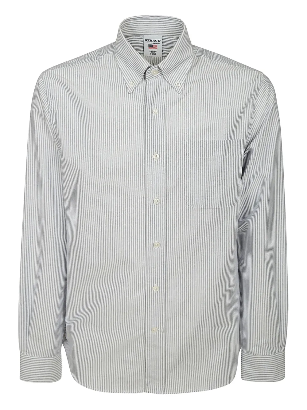 Sebago camisa con rayas estampadas | blanco | Image 1