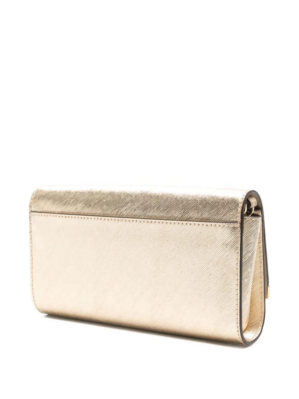 Michael Kors Grote clutch met kettingband Goud