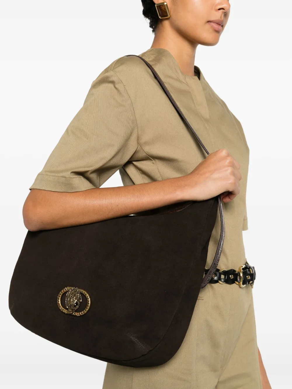 Kurt Geiger London Chelsea shoulder Bag - Bruin