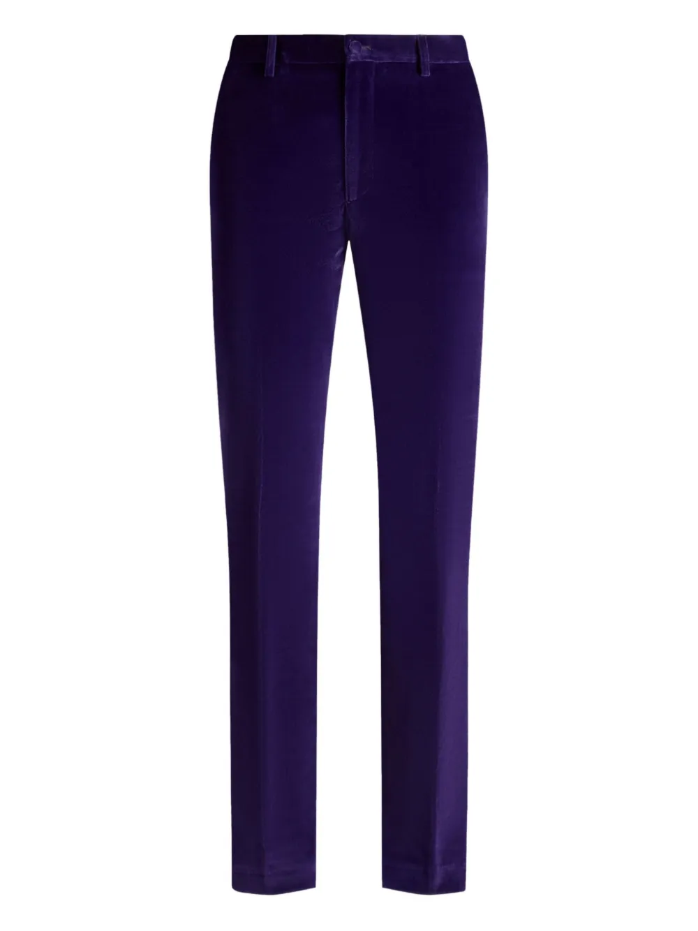 ETRO pantalon de tailleur en velours à design stretch | violet | Image 1