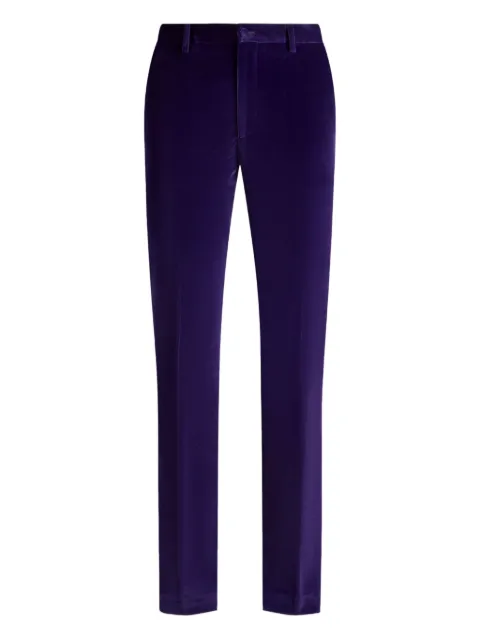 ETRO stretch velvet tailored trousers