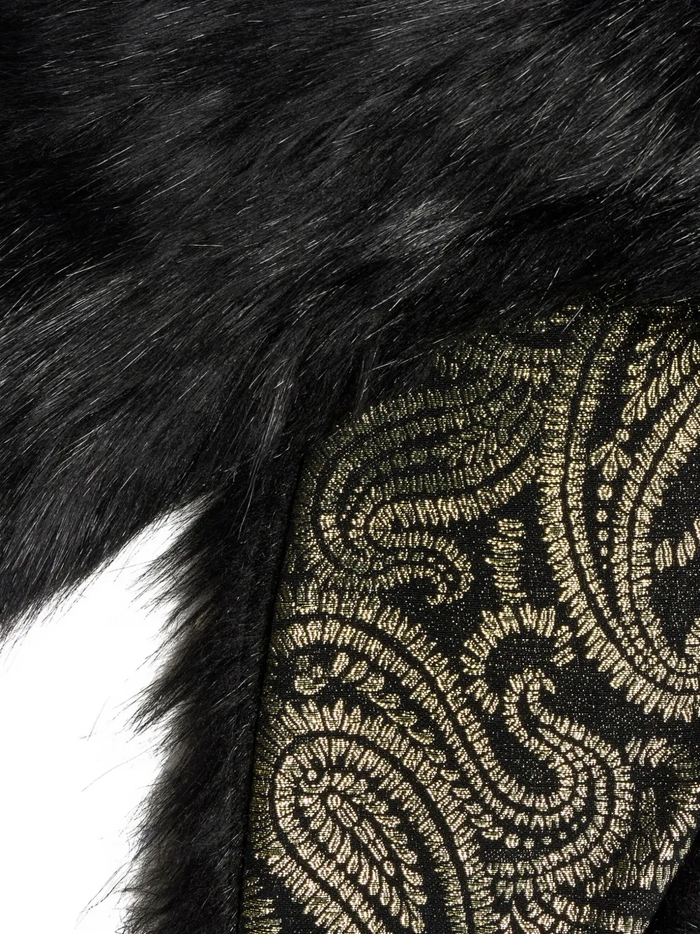 ETRO Gevlochten kraag - Zwart