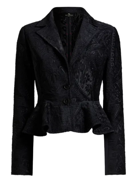 ETRO Blazer monopetto a fiori