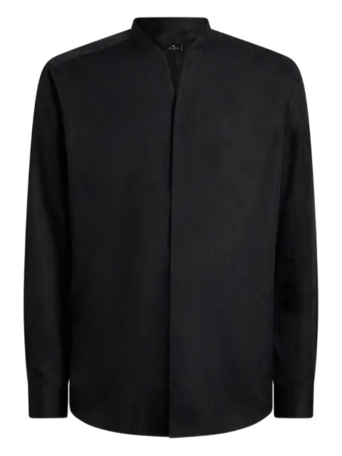 ETRO paisley-motif jacquard shirt