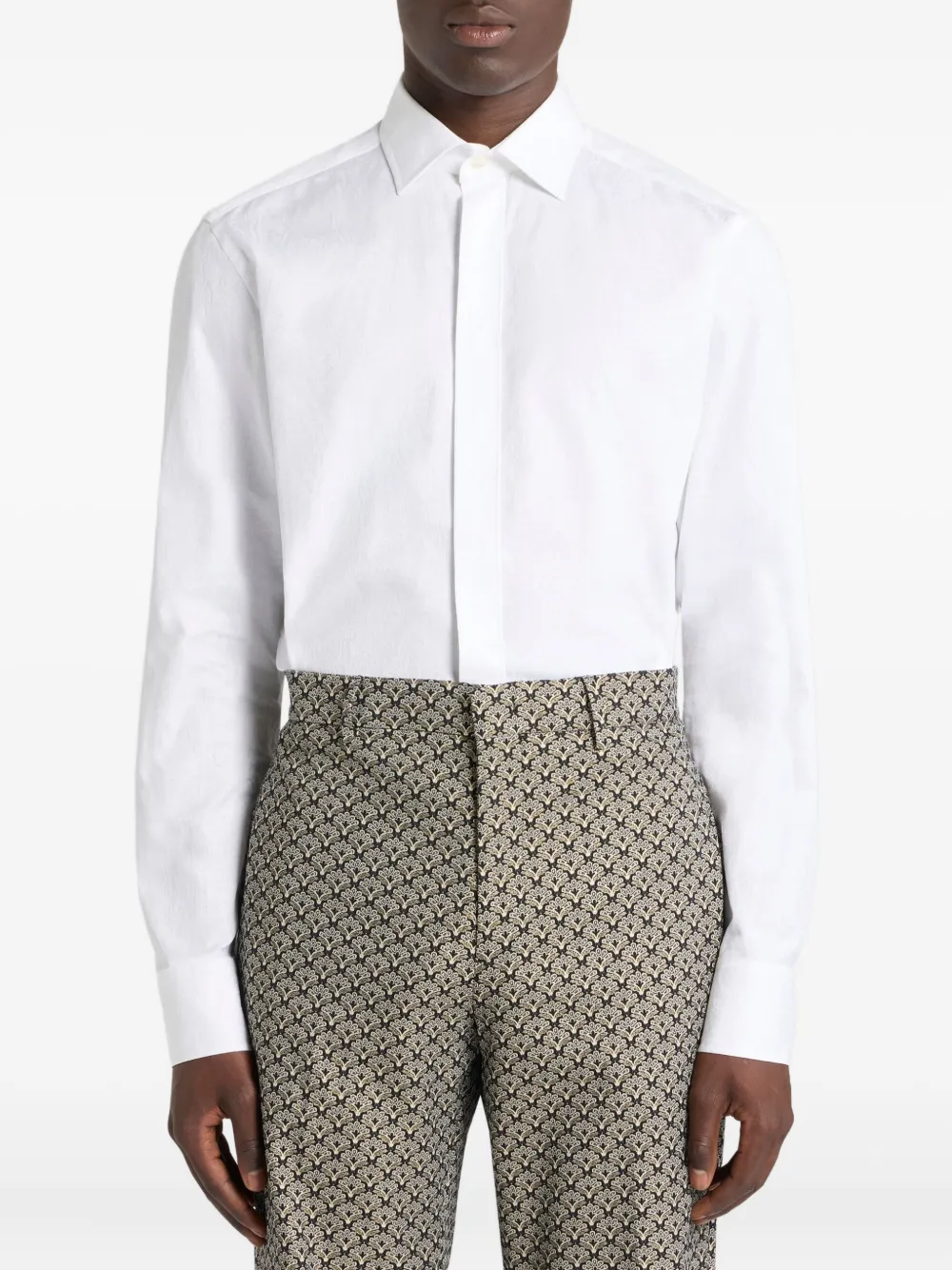 ETRO Overhemd met puntkraag Wit