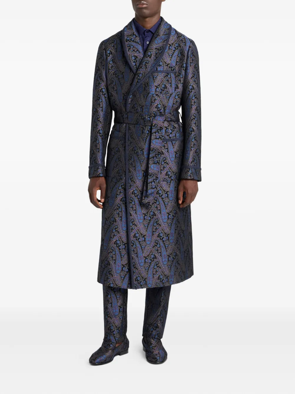 ETRO peignoir à motif cachemire en jacquard | Image 2