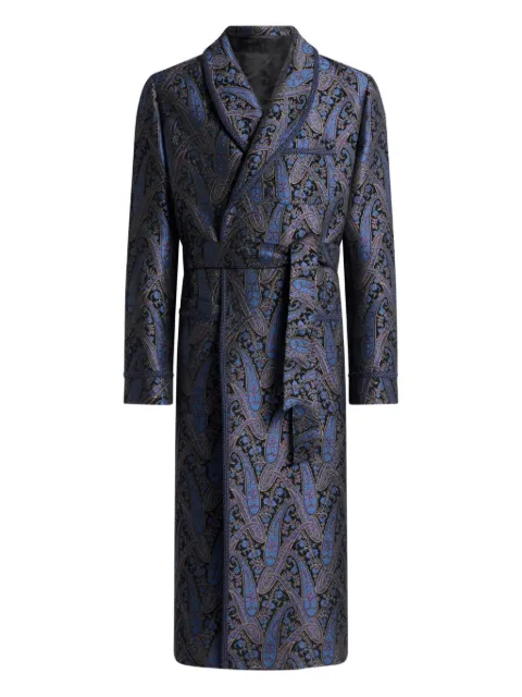 ETRO jacquard paisley-motif robe