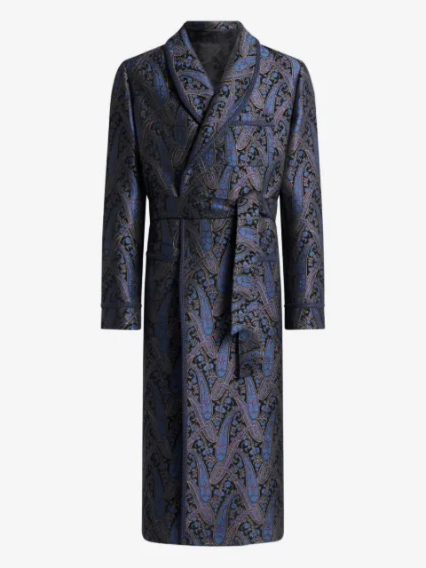ETRO jacquard paisley-motif robe