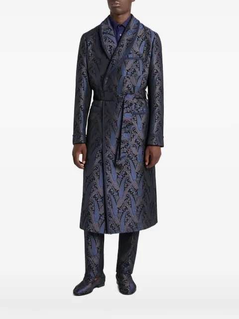 ETRO jacquard paisley-motif robe