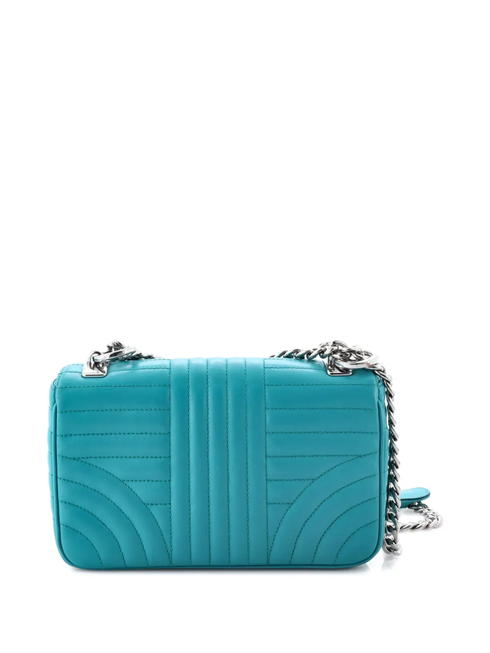 Prada Pre-Owned Chain Flap Diagramme Quilted Leather Small shoulder bag | Pre-Owned | Image 2