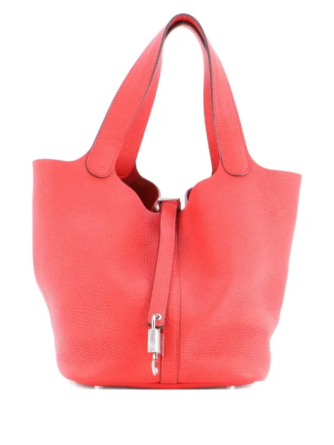 Hermès Pre-Owned Picotin Lock Bag Clemence MM bucket bag