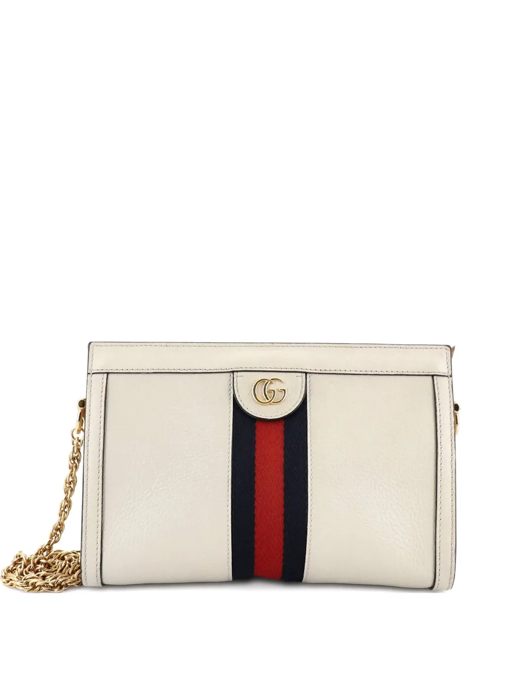 Gucci Pre-Owned Ophidia Chain Shoulder Bag Leather Small crossbody bag Gucci Pre-Owned Ophidia Chain Shoulder Bag Leather Small crossbody bag