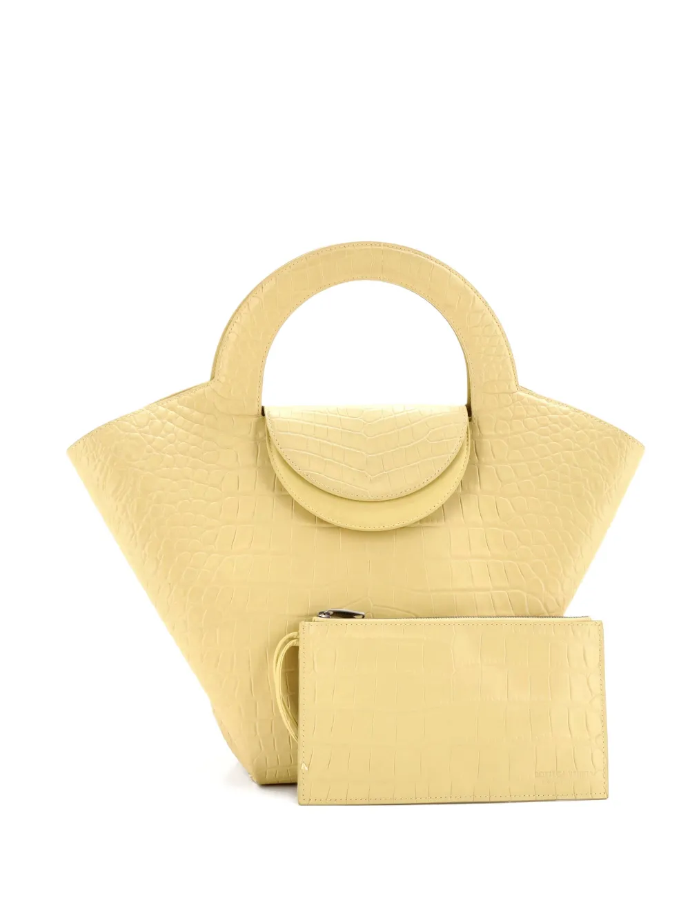 Bottega Veneta Pre-Owned Doll Crocodile Embossed Leather Medium tote