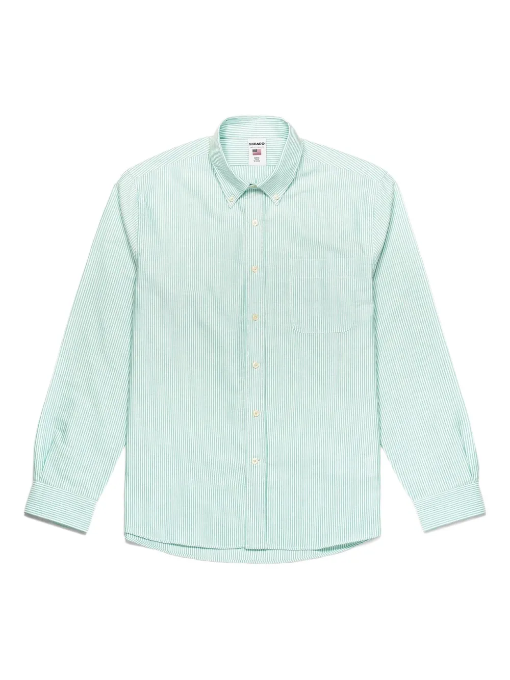 Sebago camisa con rayas estampadas | blanco | Image 1