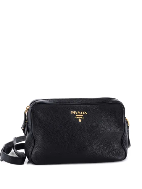 Prada Pre-Owned Double Zip Camera Bag Vitello Daino crossbody bag