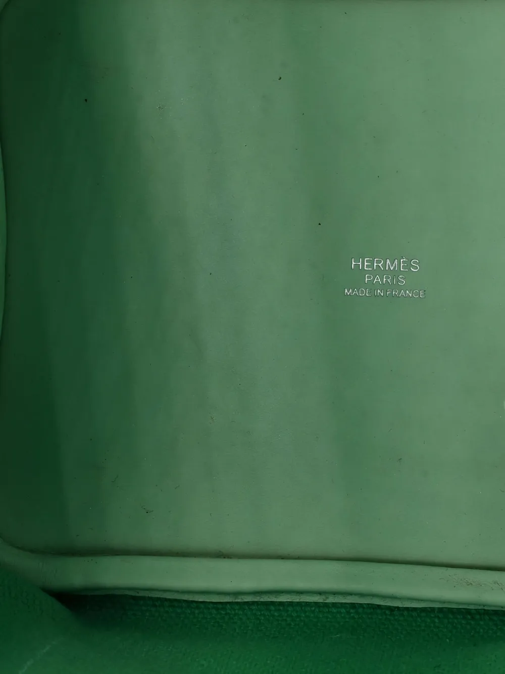 Pre-owned Hermes Cargo Picotin Lock Bag Canvas And Swift Pm Bucket Bag In Green