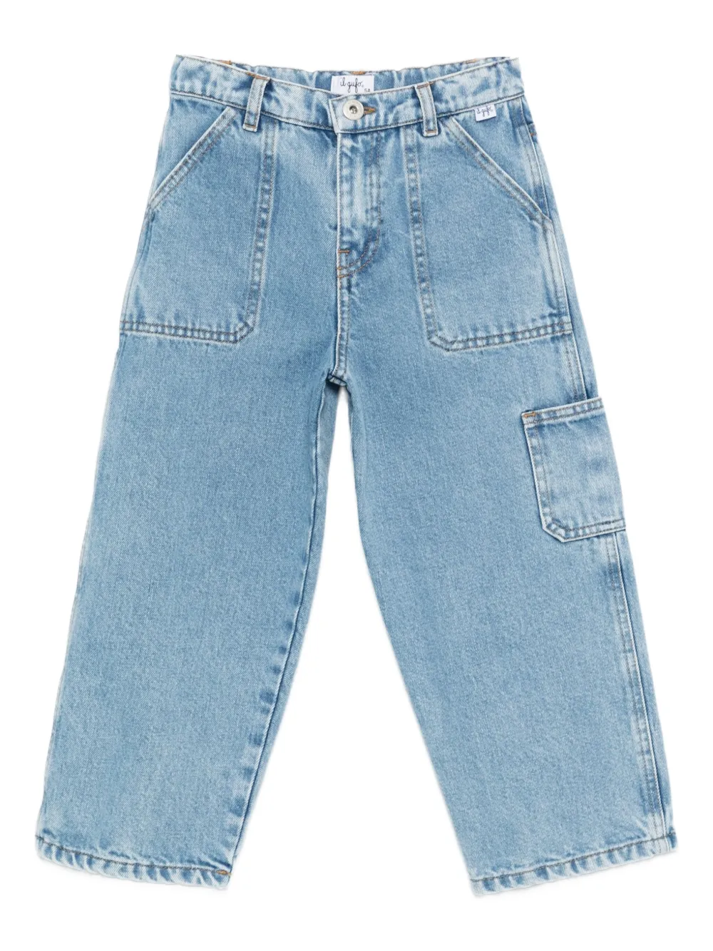 Il Gufo pantalon à chevilles resserrées | bleu | Image 1