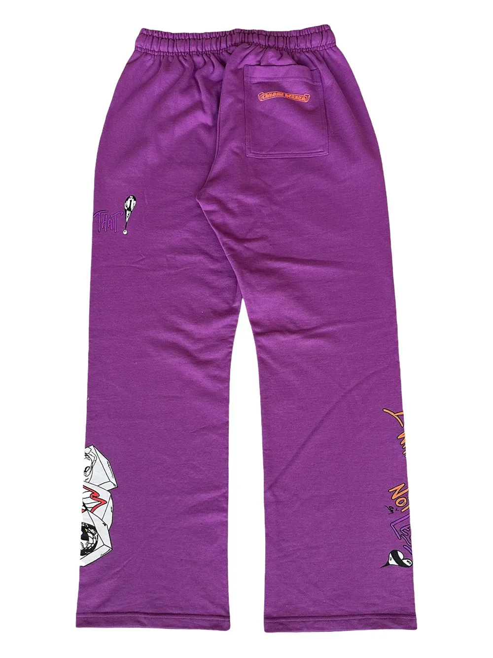 Chrome Hearts matty boy graphic sweatpants - Paars