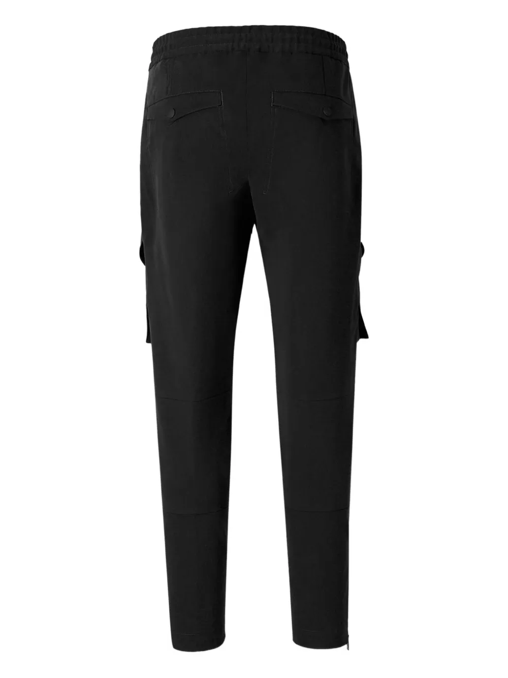 PT Torino elasticated-waistband pocket trousers - Zwart