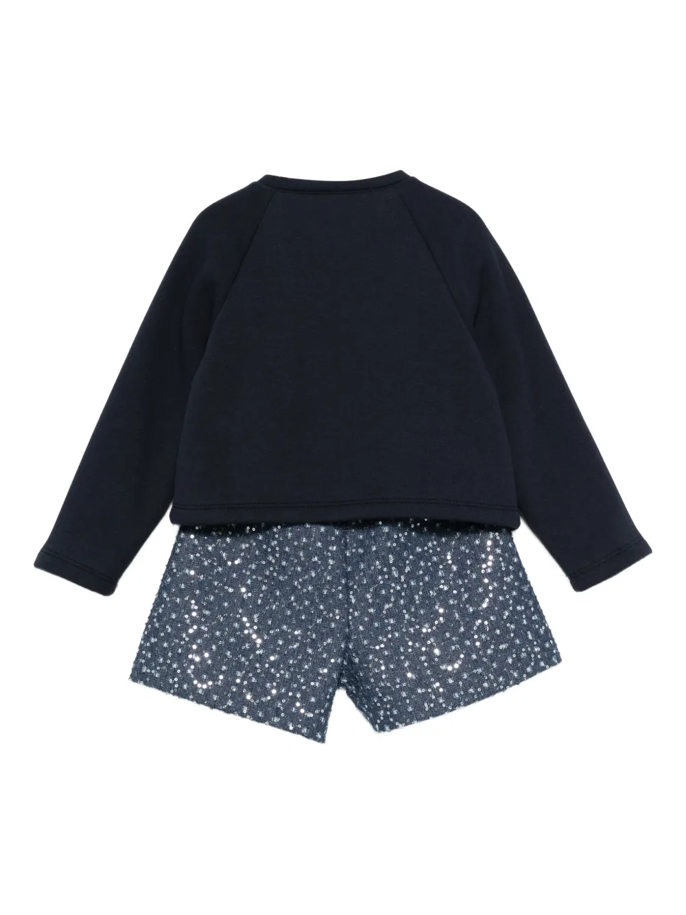 Il Gufo sequin-embellishment shorts set (set of two) | Denim Shorts | Image 2