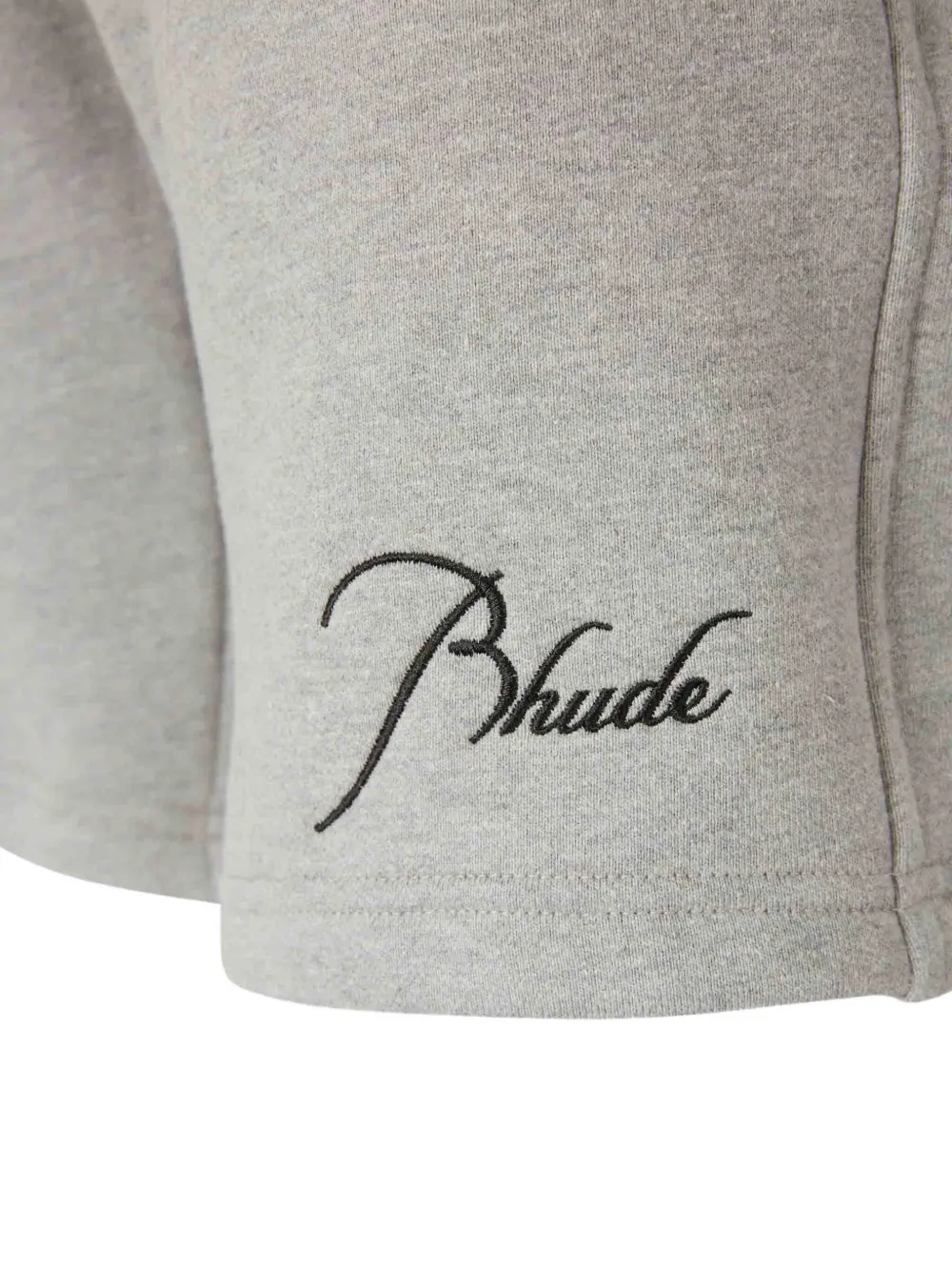 RHUDE Trainingsshorts met borduurwerk en trekkoord Grijs
