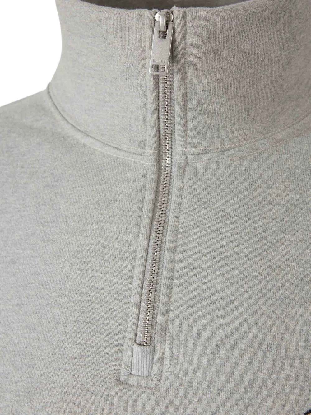 RHUDE Sweater met halve rits Grijs