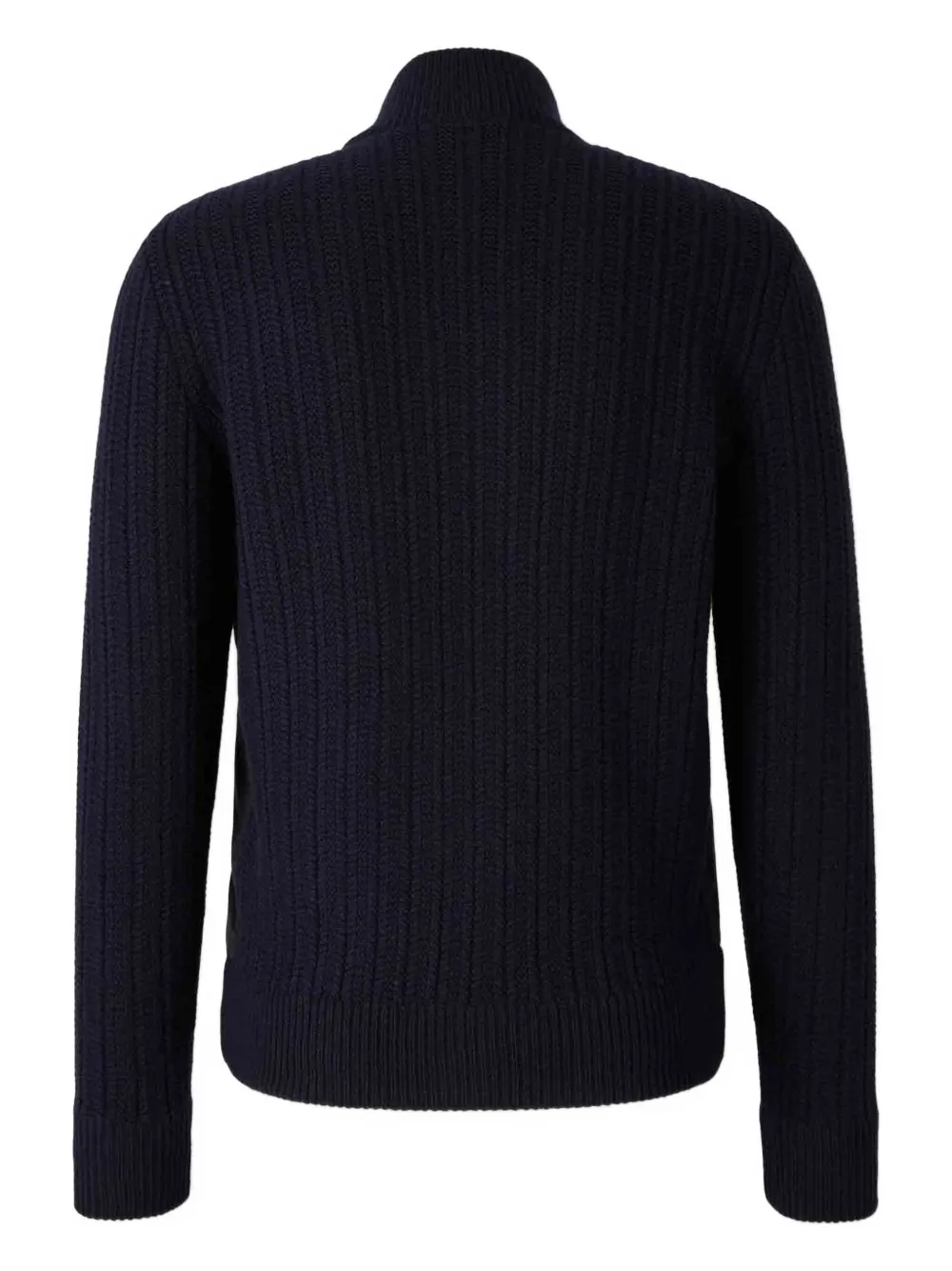 Gran Sasso Ribbed-detail Cardigan In Blue
