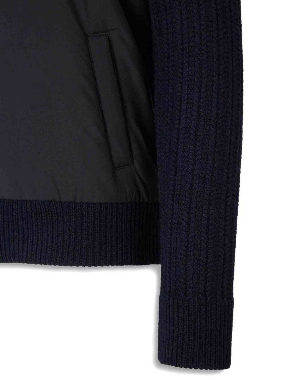 Gran Sasso Ribbed-detail Cardigan In Blue