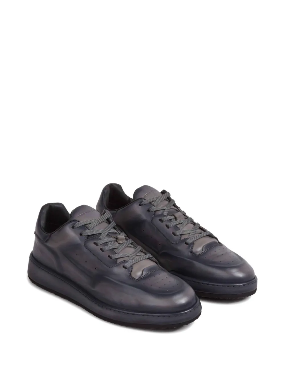 Officine Creative Eraser 001 leren sneakers Grijs