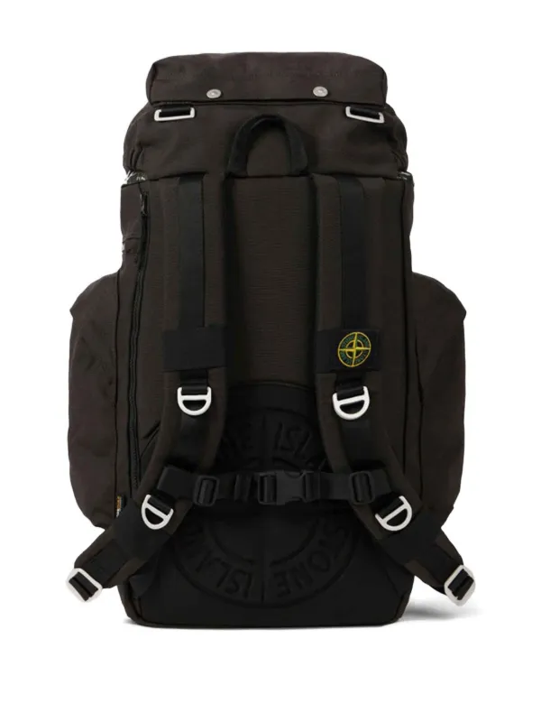 Stone Island バックル バックパック | ブラック | FARFETCH JP