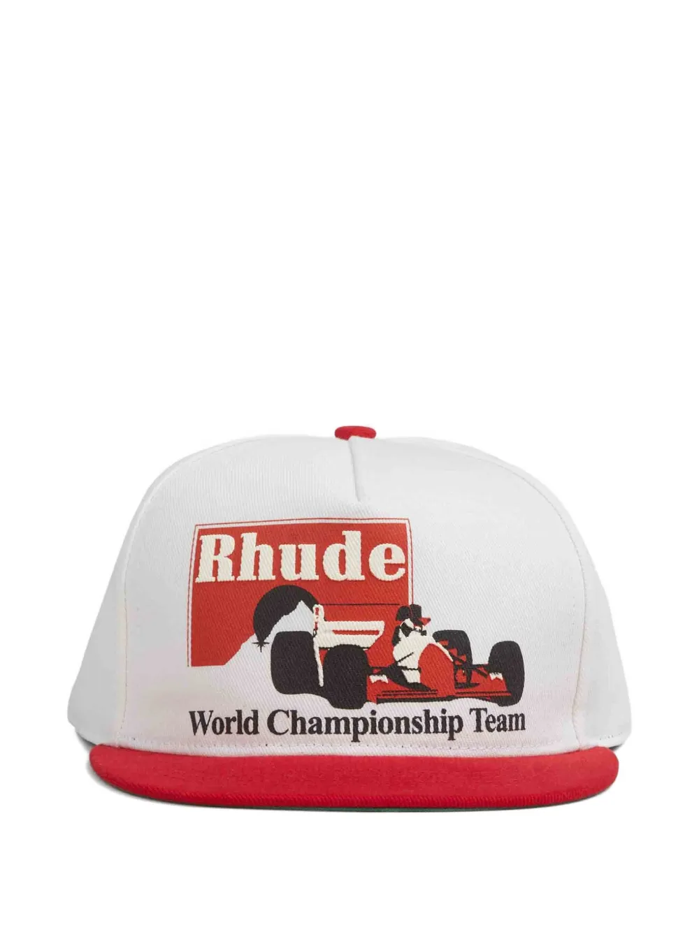 RHUDE logo-detail baseball cap - Bianco