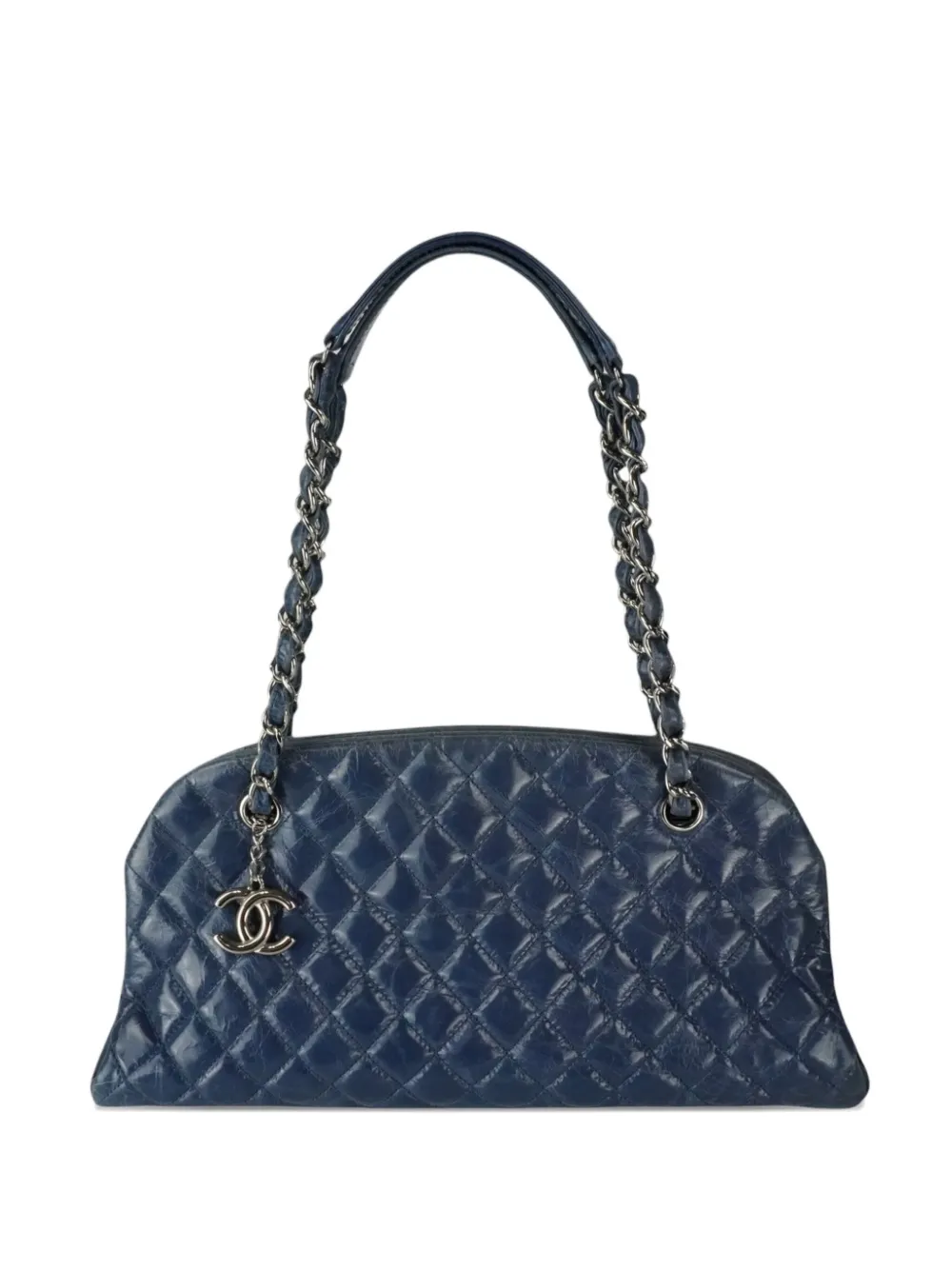 CHANEL Pre-Owned マドモアゼル ショルダーバッグ M - ブルー