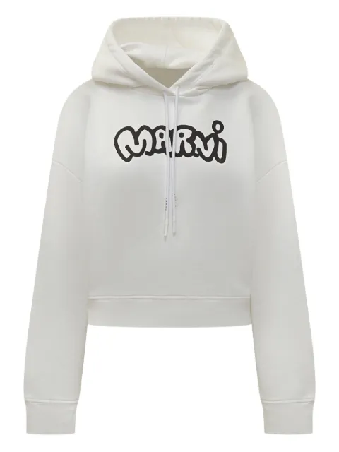 Marni hoodie à logo imprimé
