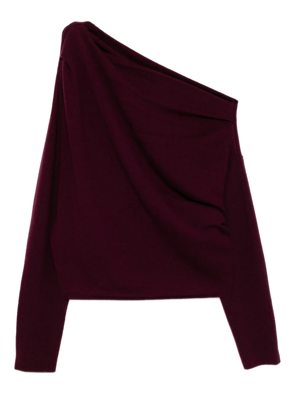 The Sei asymmetric draped jumper | Purple | Image 1