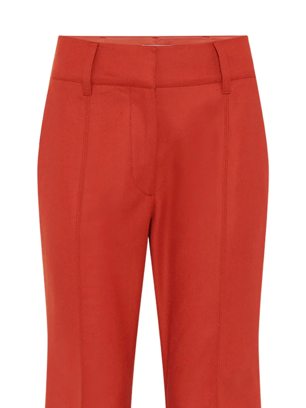 Gabriela Hearst Rhein flared-leg trousers - Oranje