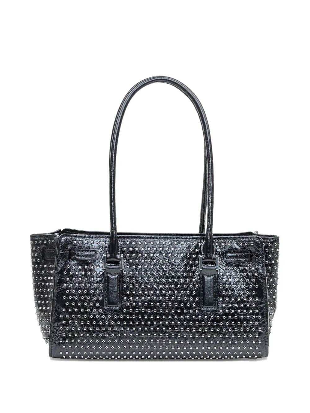 Michael Michael Kors small Hamilton studded shoulder bag - Zwart