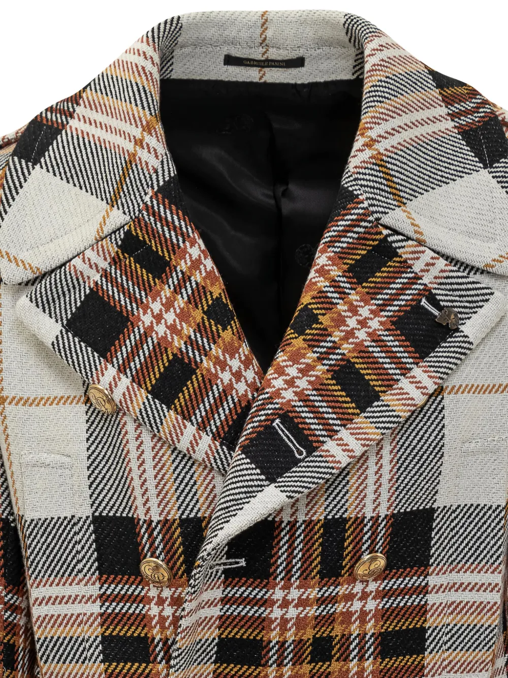 Gabriele Pasini Double-breasted Checkered Jacket In Multi