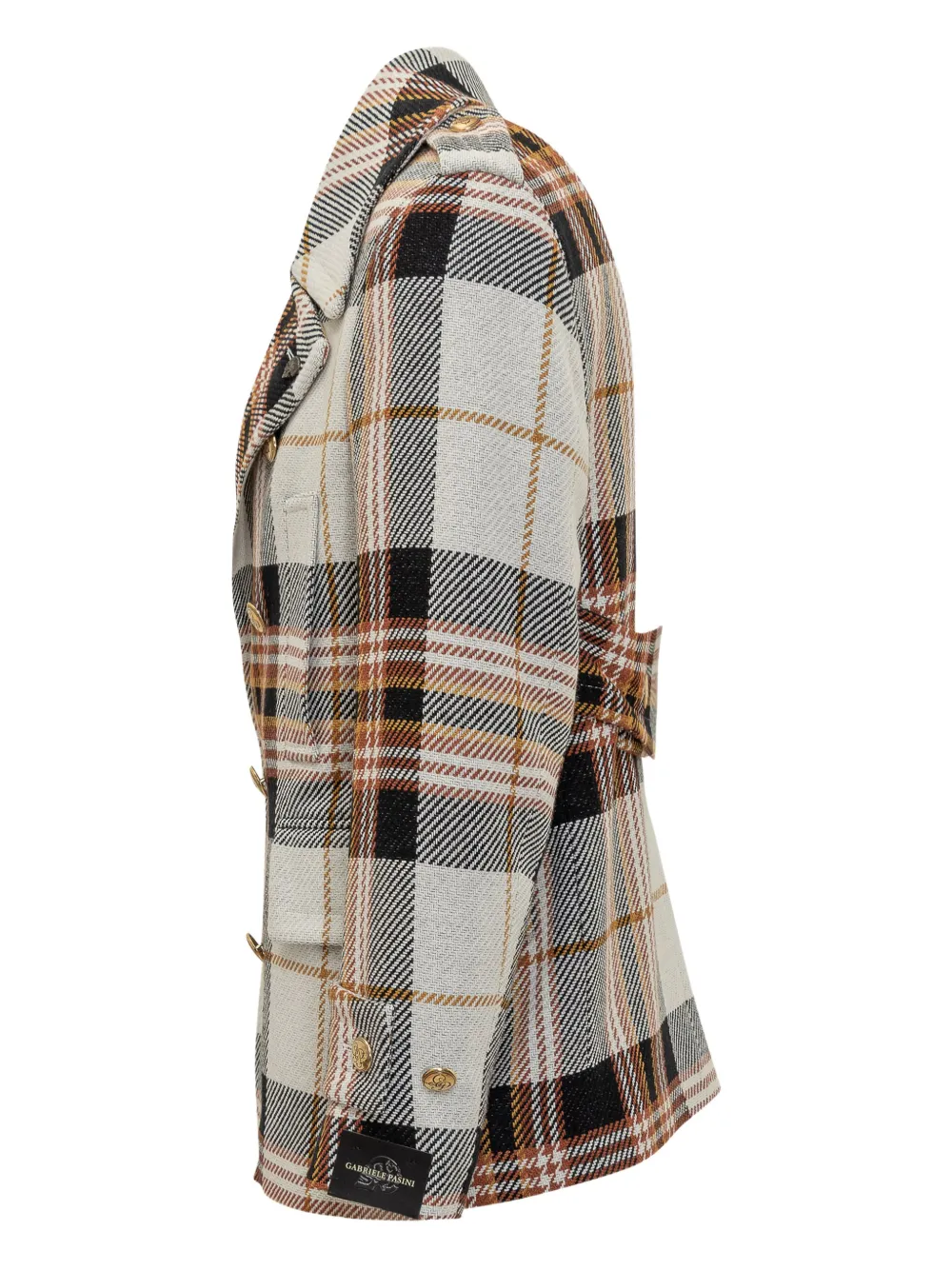 Gabriele Pasini Double-breasted Checkered Jacket In Multi