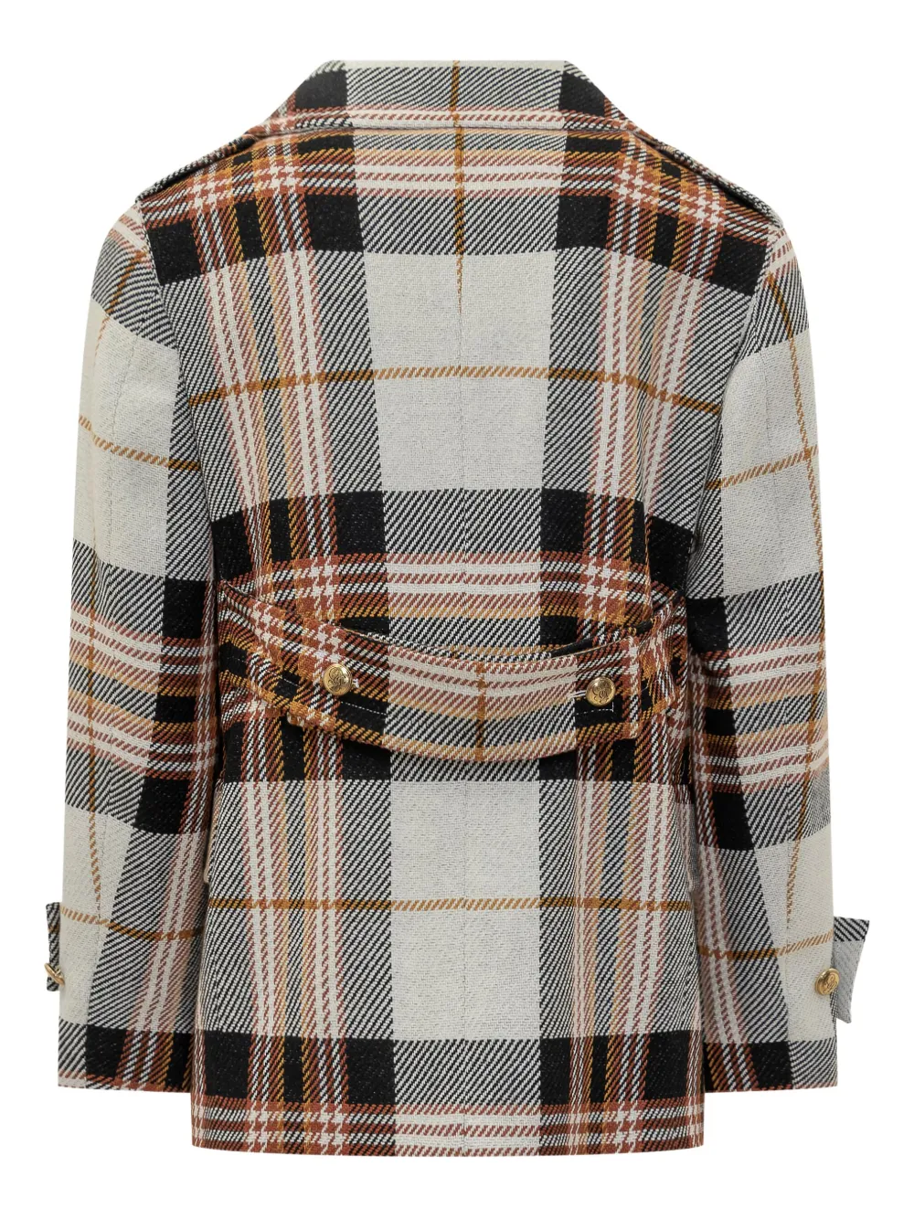 Gabriele Pasini checked double-breasted peacoat | Cabans | Image 2