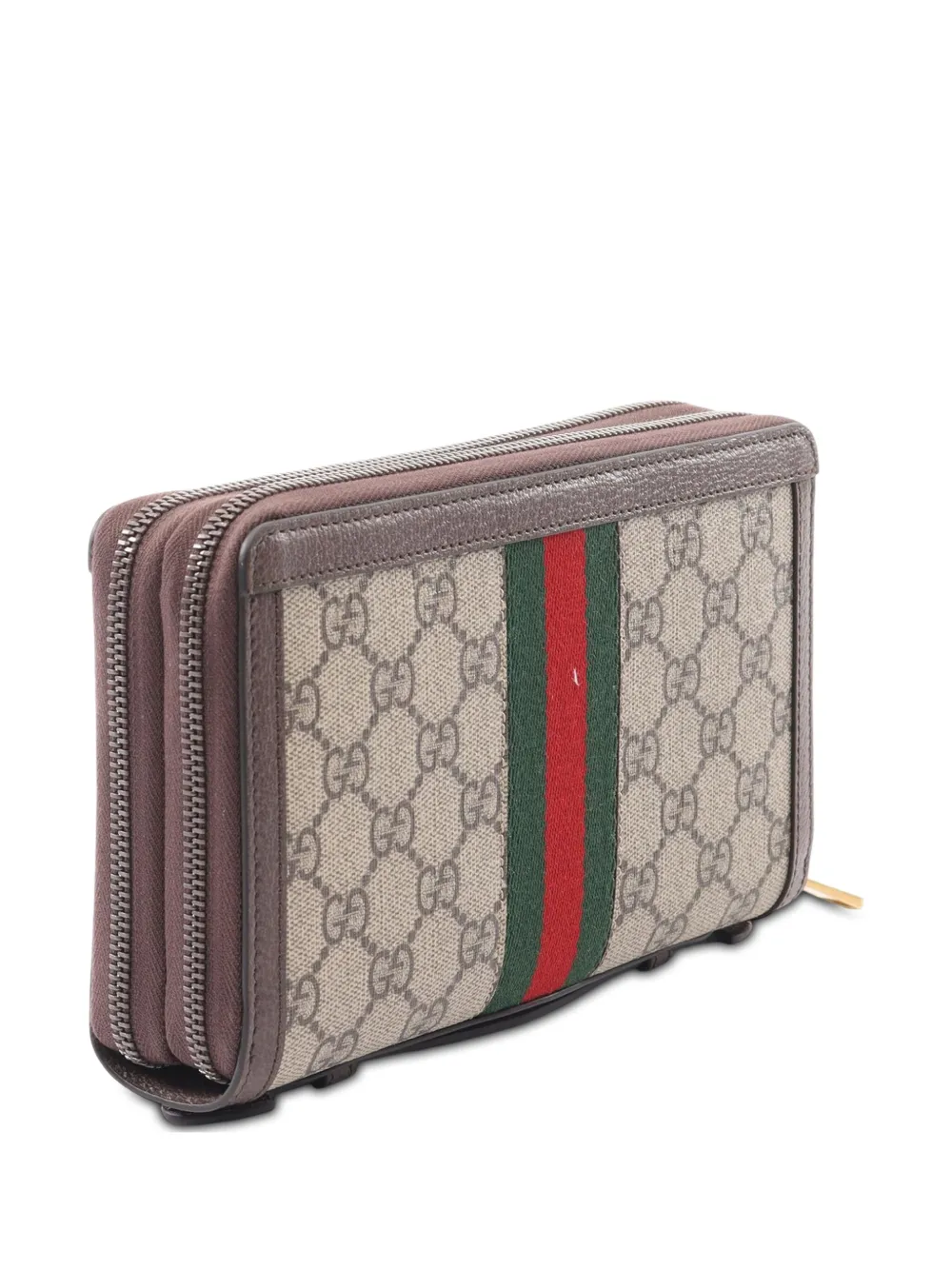 Gucci Pre-Owned 2016-2025 GG Supreme Ophidia Small Wallet long wallets | Image 2