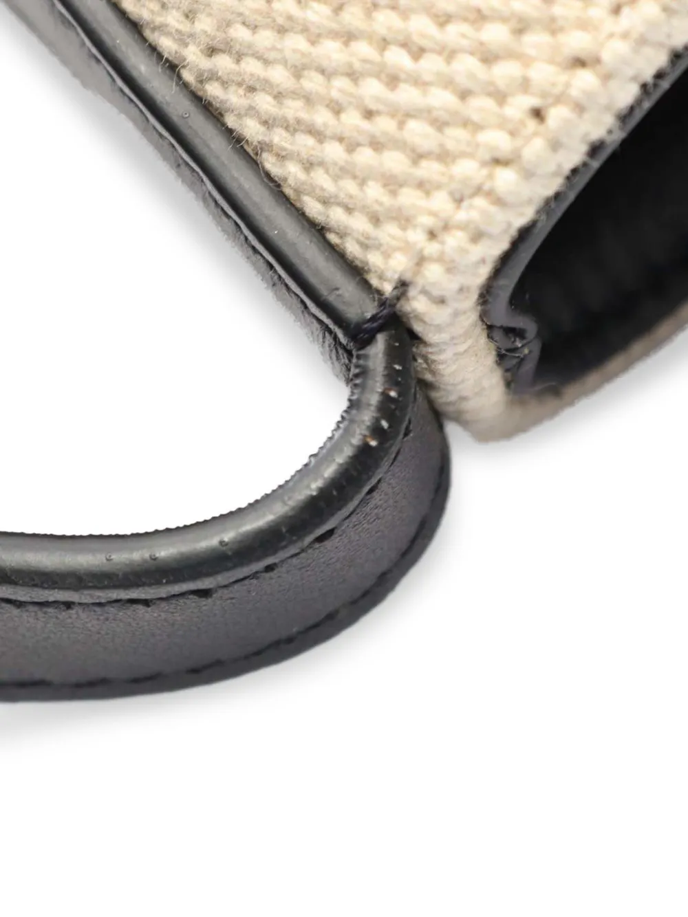 Celine Pre-Owned 2021-2025 Small Canvas Cuir Triomphe bucket bag | Pre-Owned | Image 2