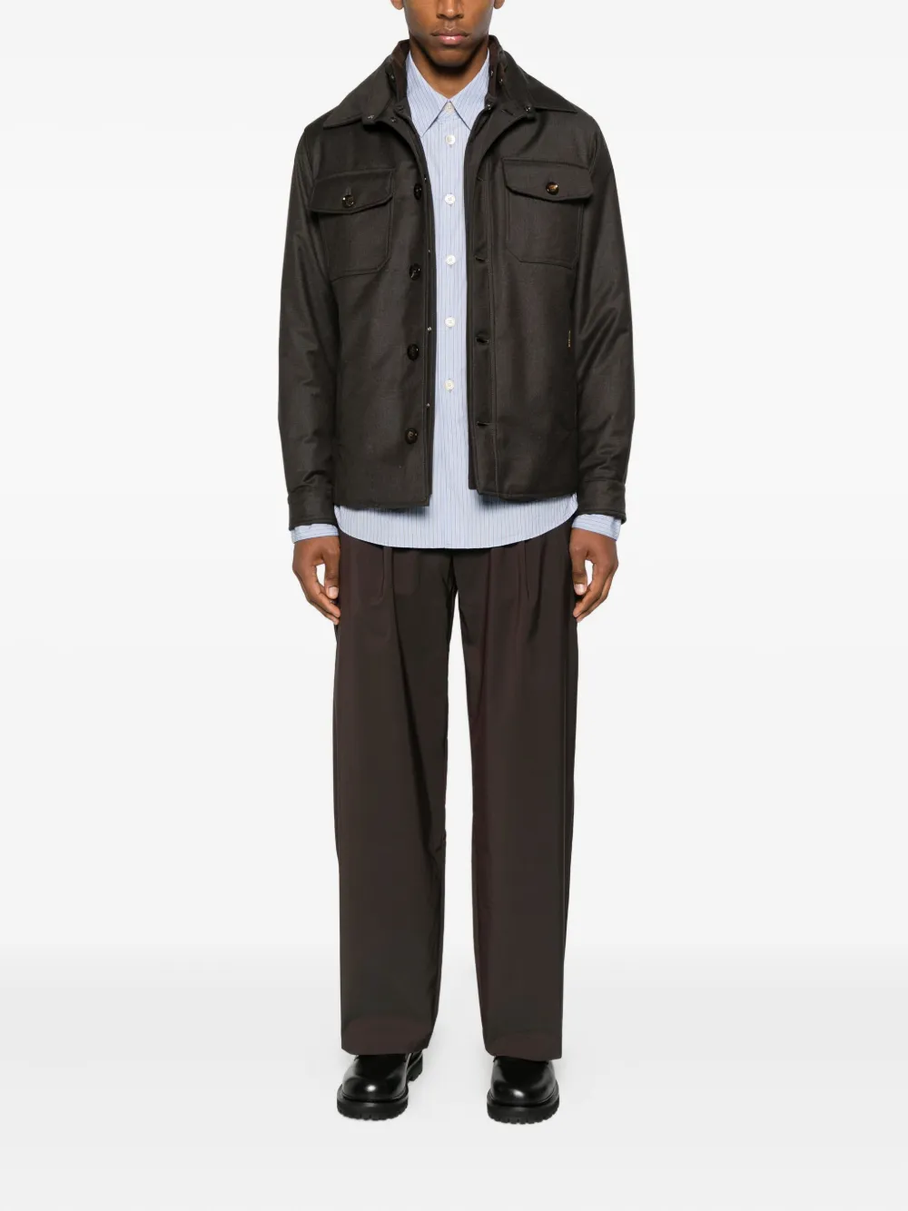 Norse Projects pleated zip-fastening trousers | Wide Leg Pants | Image 2