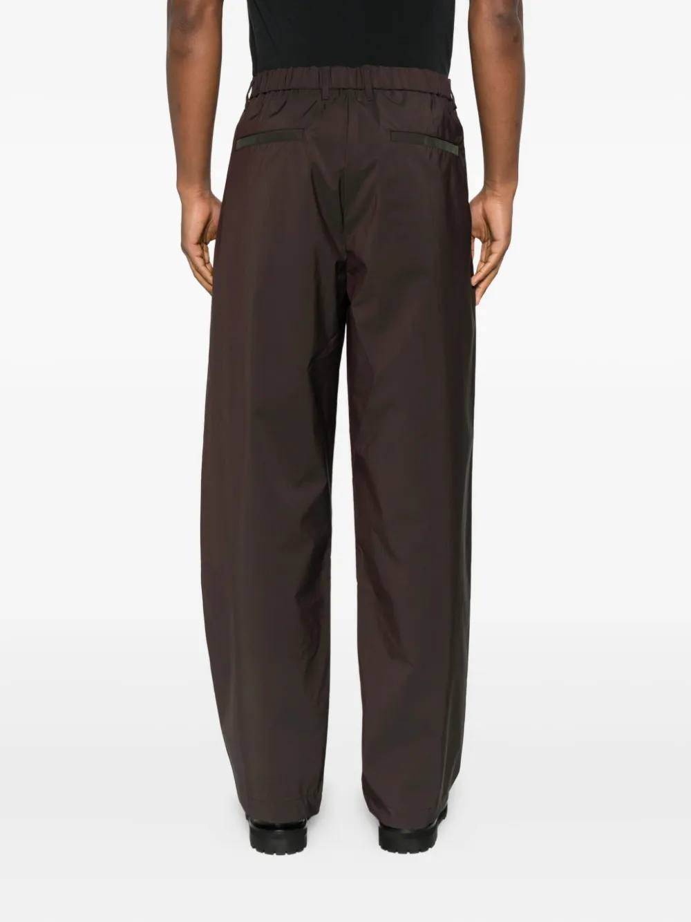 Norse Projects Pleated Zip-fastening Trousers In Brown