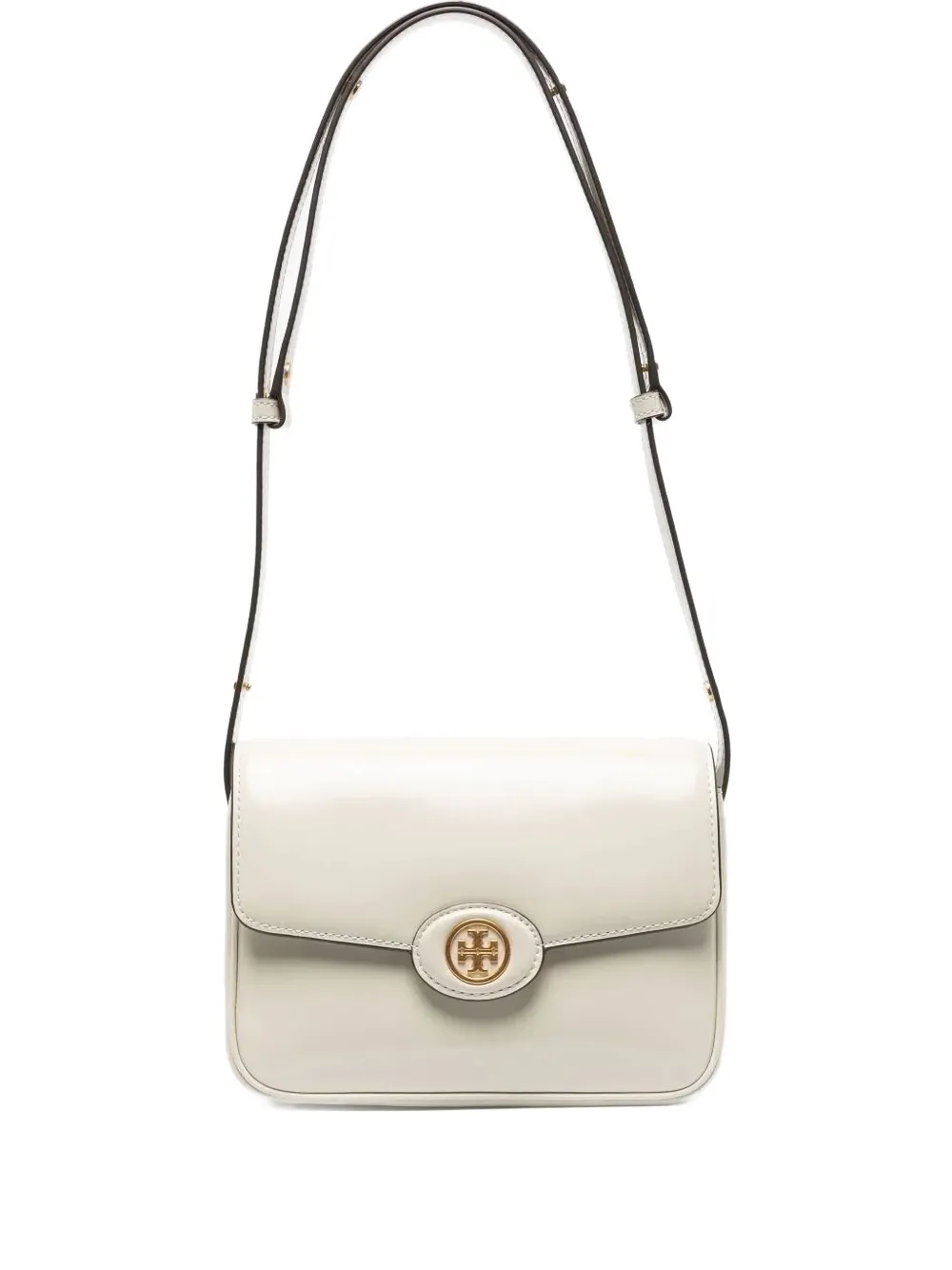 Tory Burch Robinson Spazzolato adjustable-strap shoulder bag - ニュートラル Tory Burch Robinson Spazzolato adjustable-strap shoulder bag - ニュートラル
