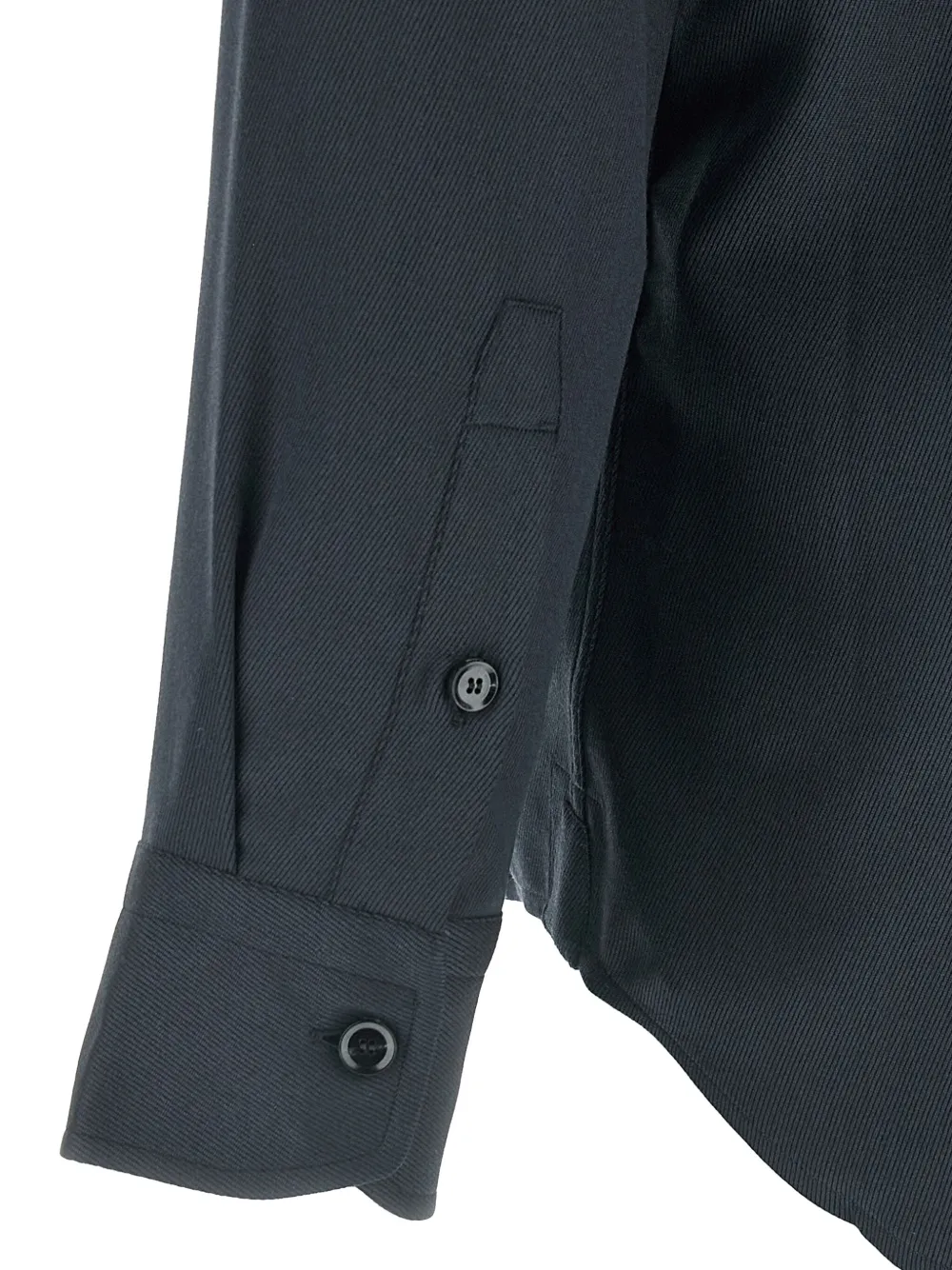 Brioni Overhemd met borstzak en knopen Blauw