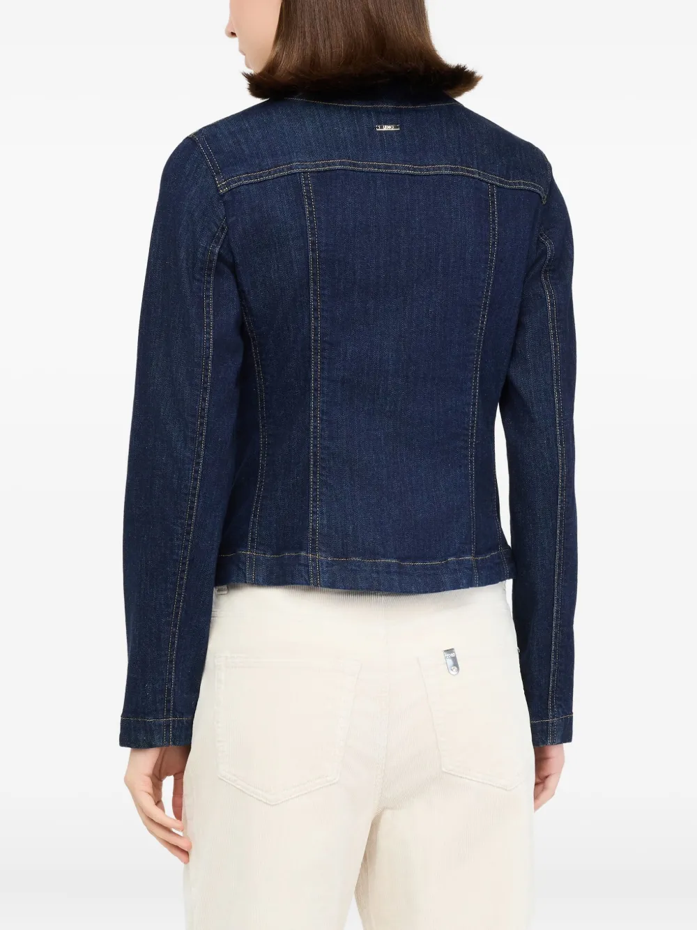 LIU JO Jack met borstzak en knoop Blauw