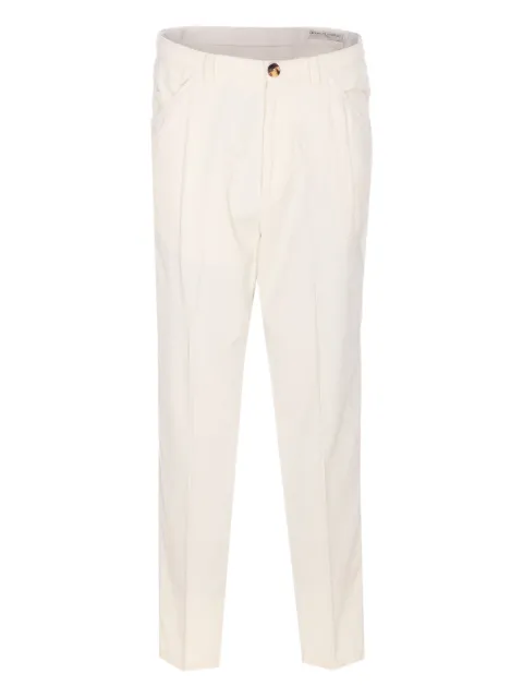 Brunello Cucinelli zip-fly button trousers