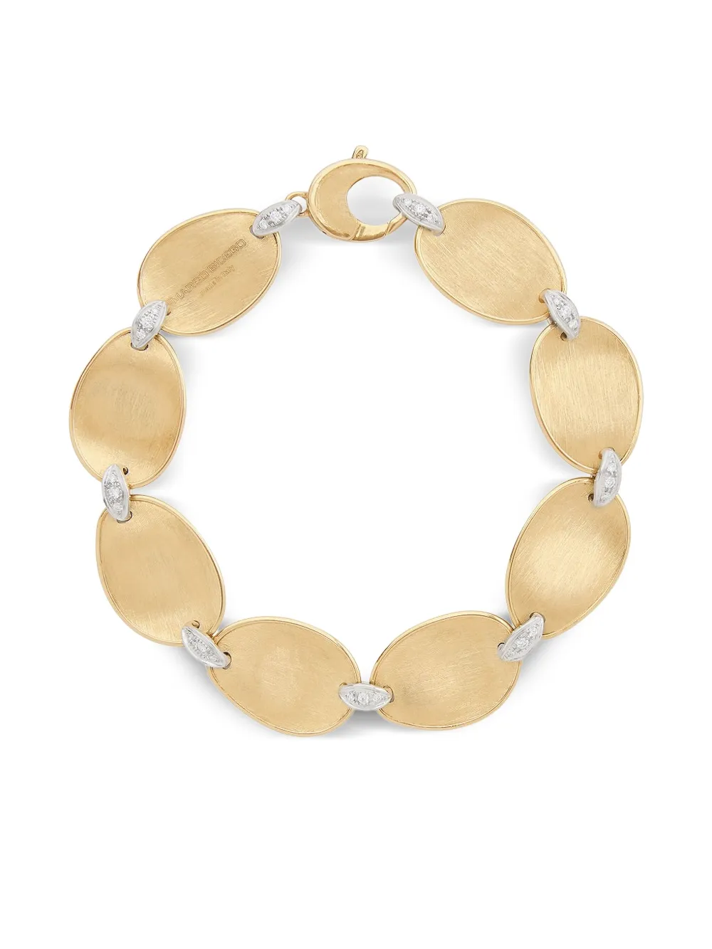 Marco Bicego Bracciale Lunaria in oro giallo 18 carati con diamanti