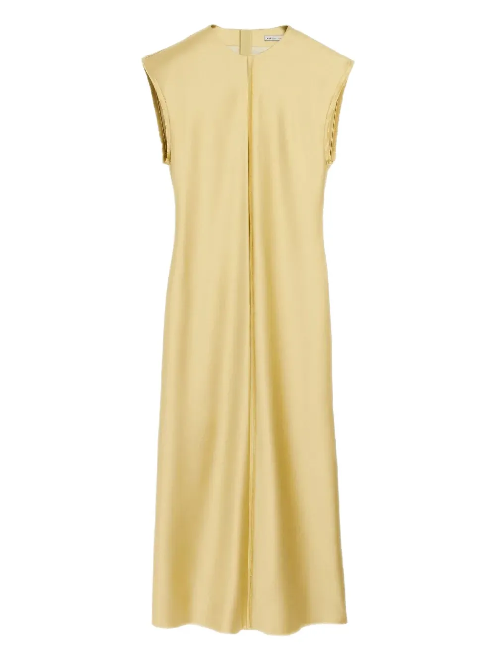 AMI Paris sleeveless midi dress - イエロー AMI Paris sleeveless midi dress - イエロー