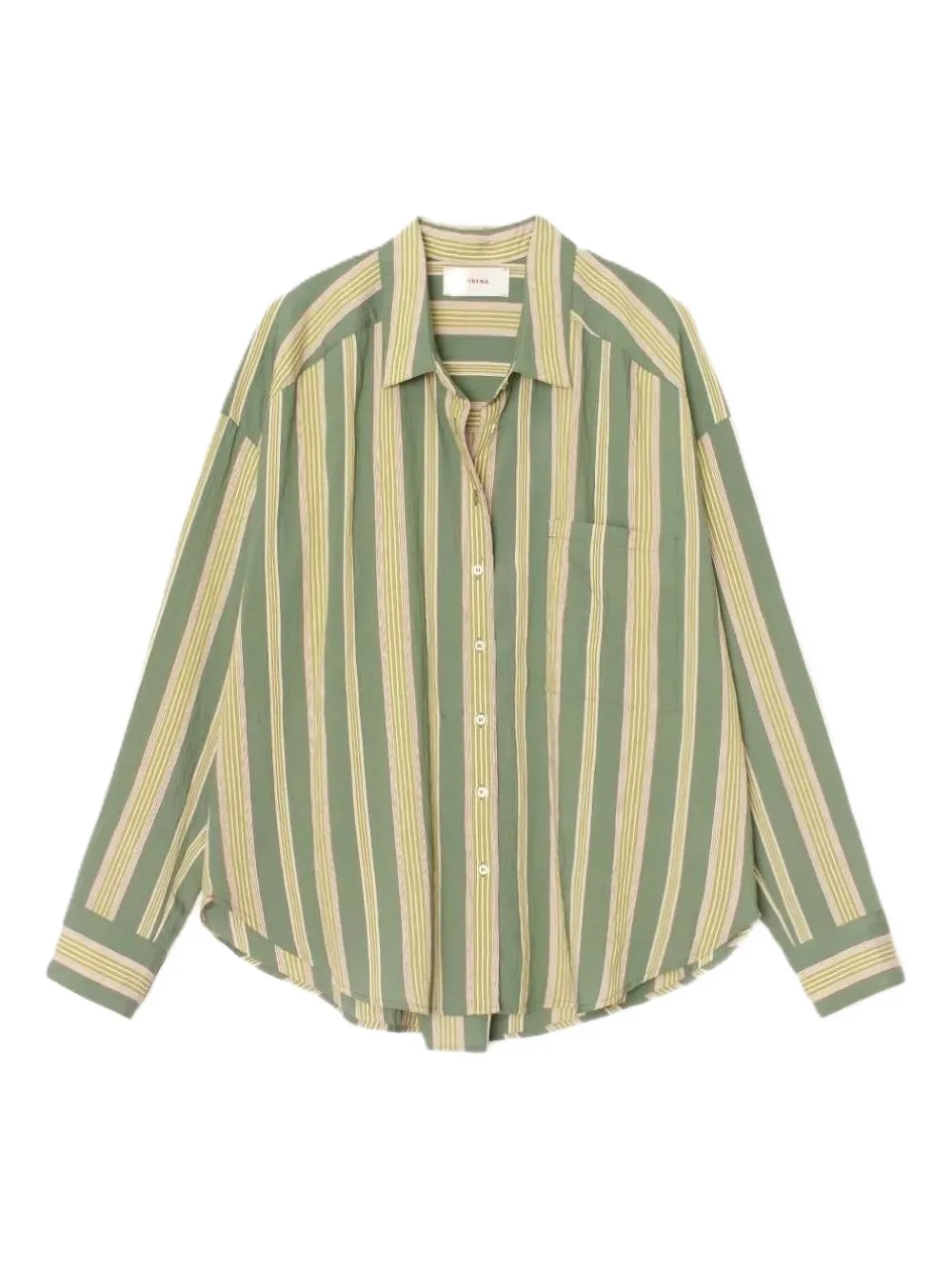 Xirena Jordy Striped Shirt In Green